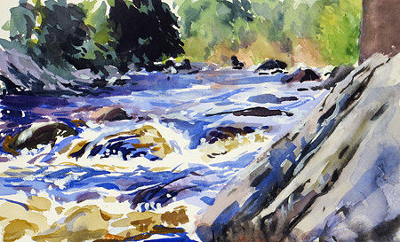 Under the Bridge, Wassataquoik by Marsha Donahue