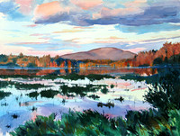 Trout Mountain from Compass Pond by Marsha Donahue