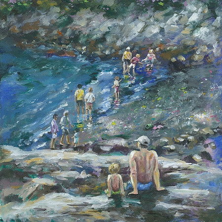 Summer Play at Ocean Point Beach